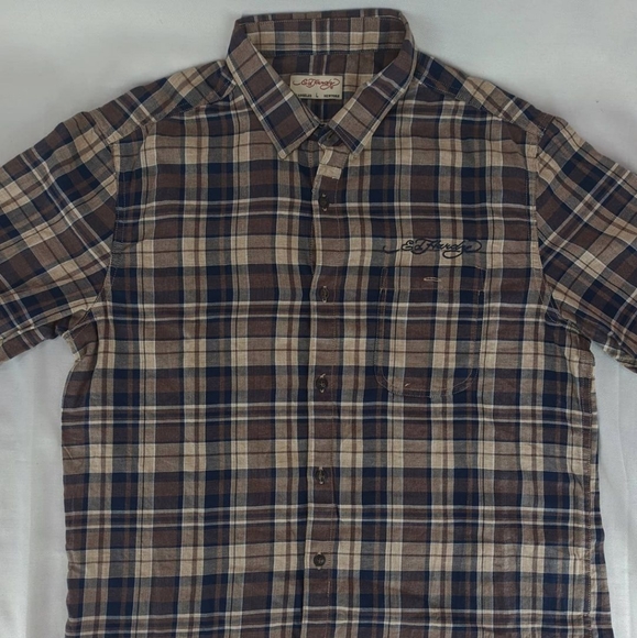 Ed Hardy casual flannel shirt - Picture 2 of 7